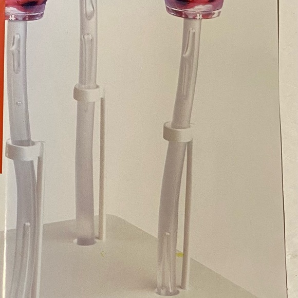 BRAND NEW IN BOX LITEWARE Pink Blossom & Tray Set 2 Boxes of 6 each-12 Total - Picture 3 of 4